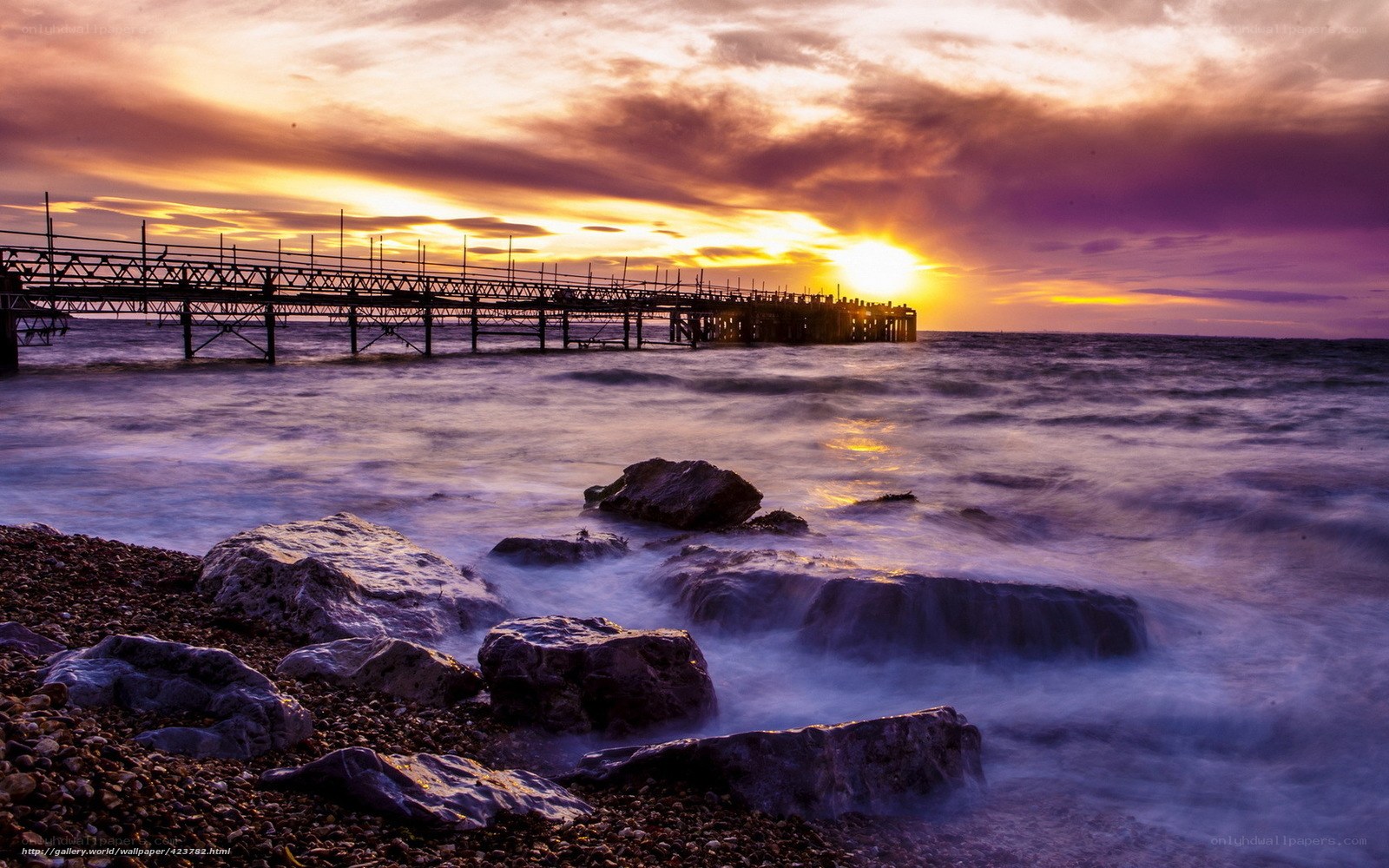 Sunset at the pier