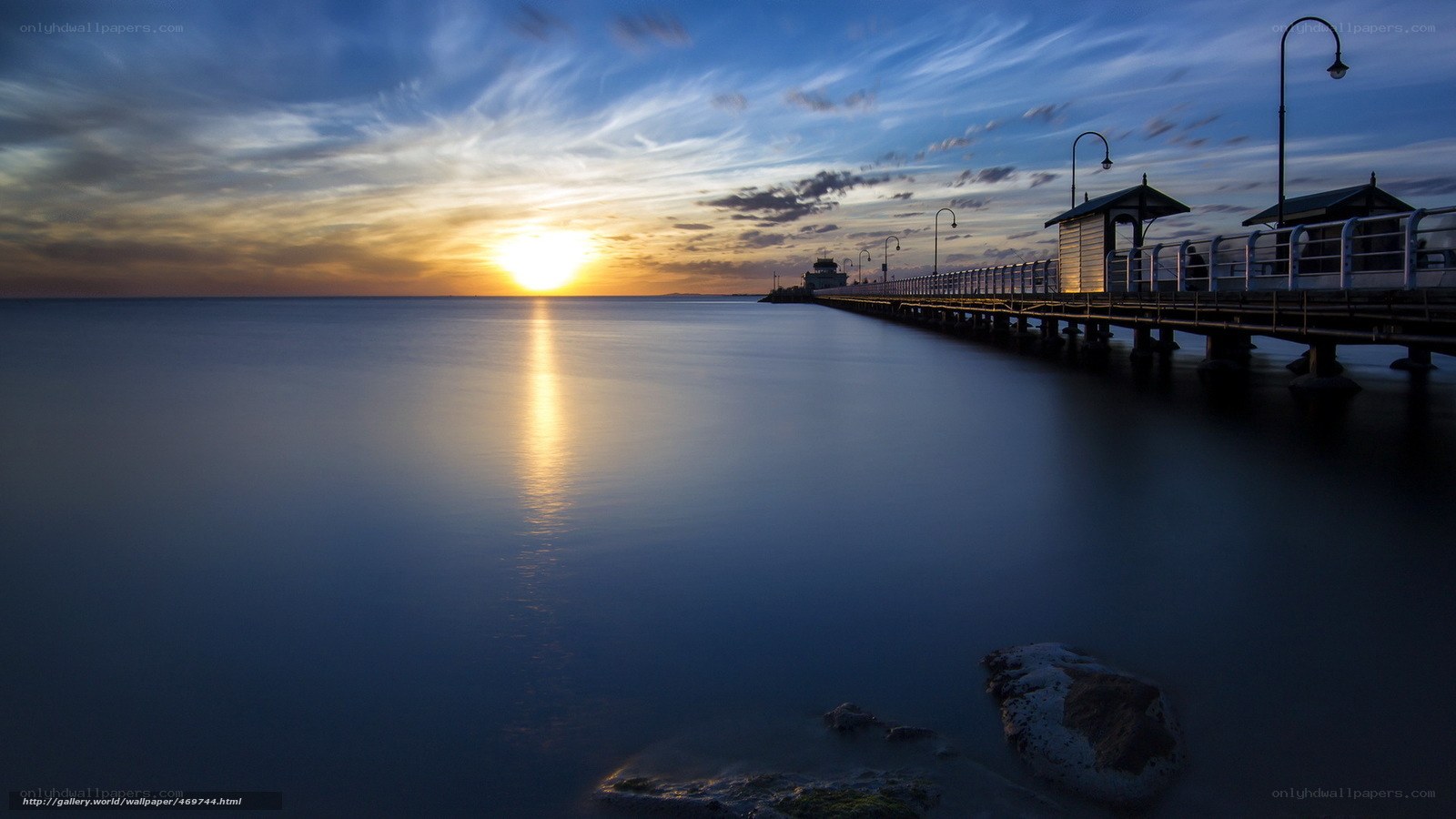 Sunset at the pier
