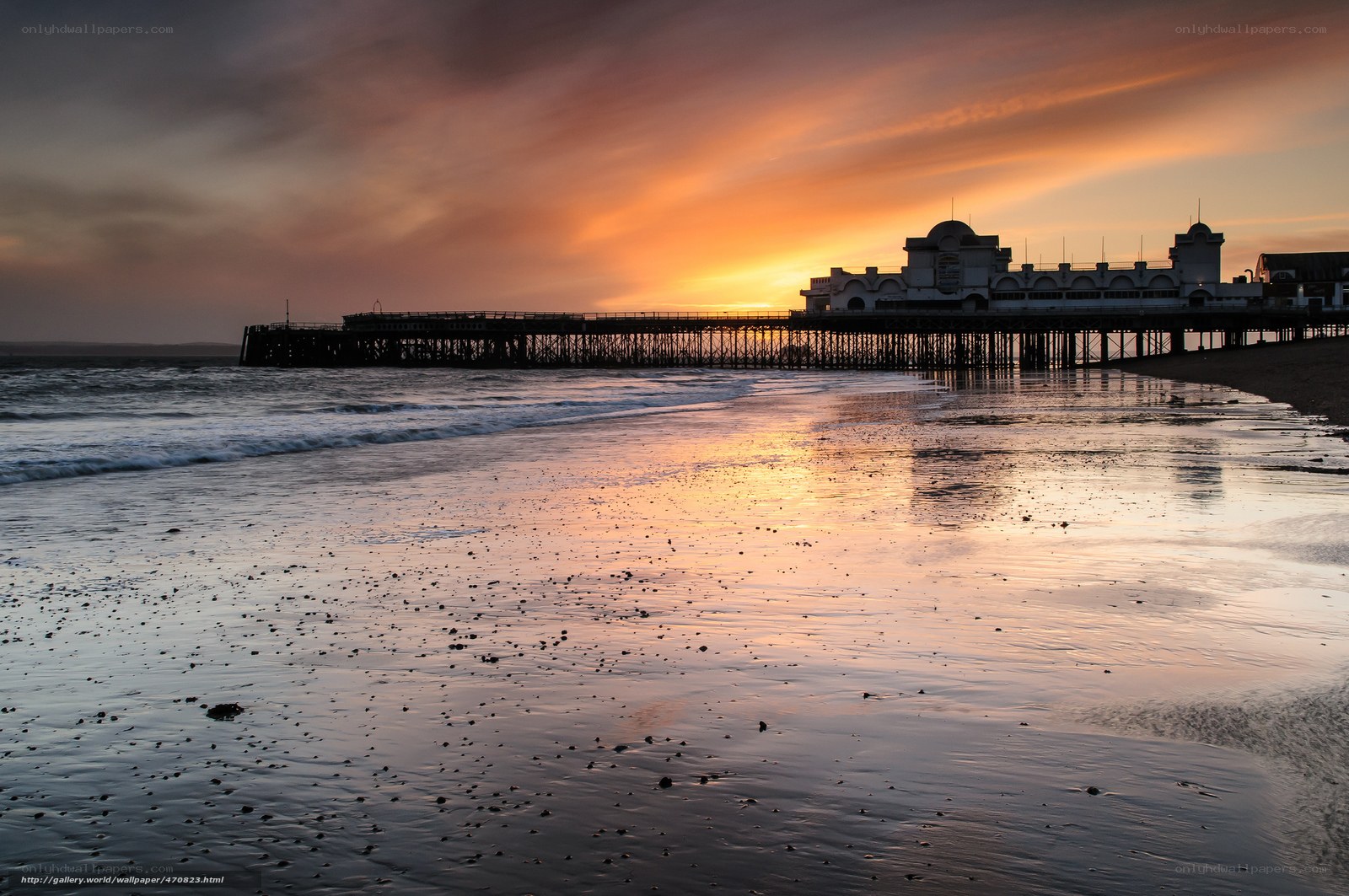 Sunset at the pier