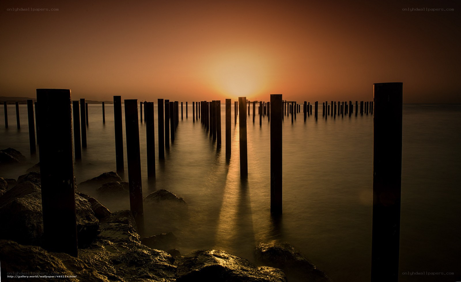 Sunset at the pier