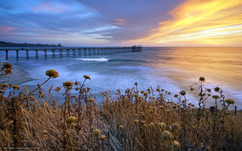 Sunset at the pier