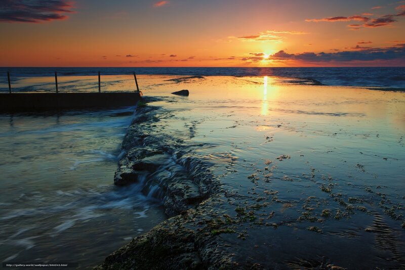 Sunset at the pier