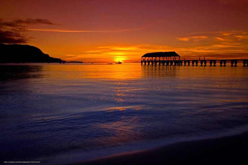Sunset at the pier