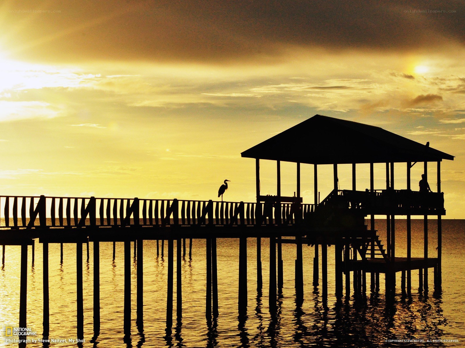 Sunset at the pier