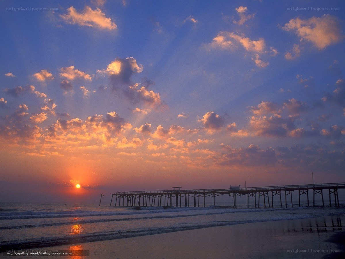Sunset at the pier