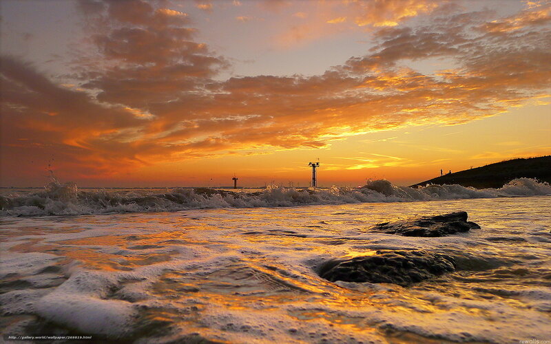 Sunset at the Seashore