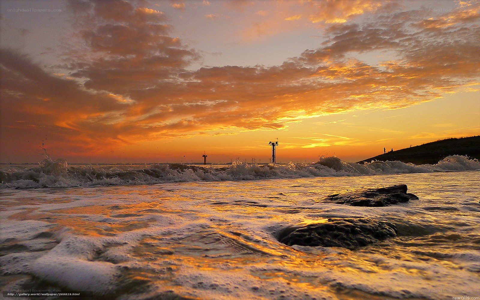 Sunset at the Seashore