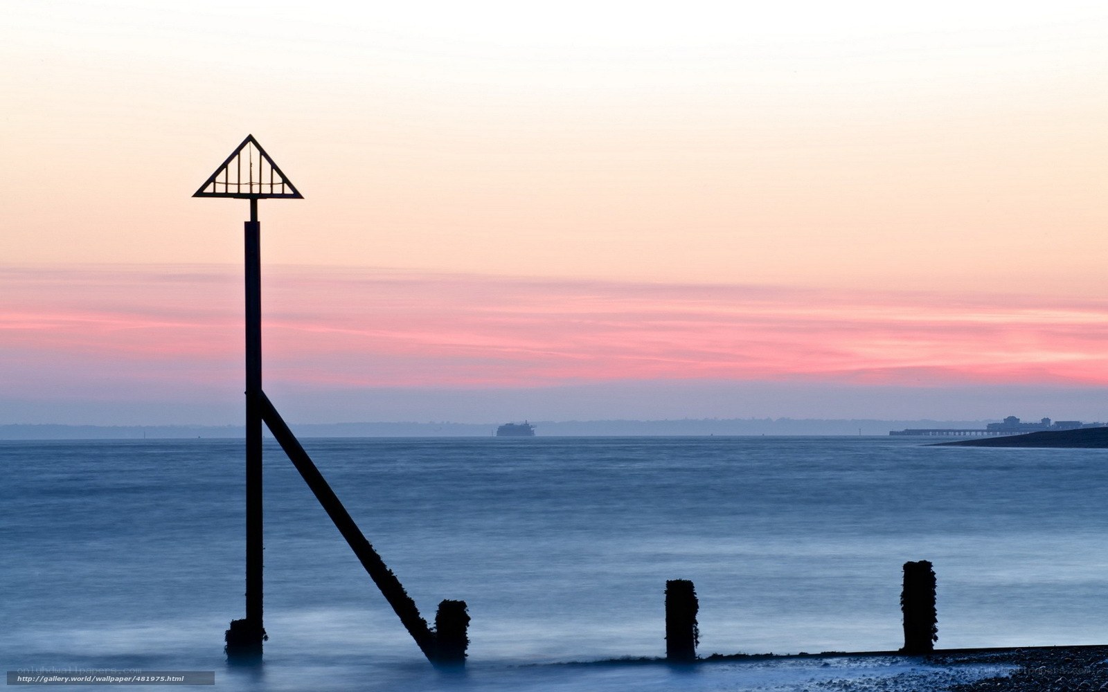 sunset at the seaside