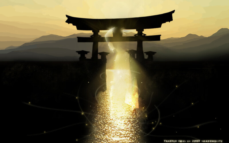 Sunset at the Torii Gate