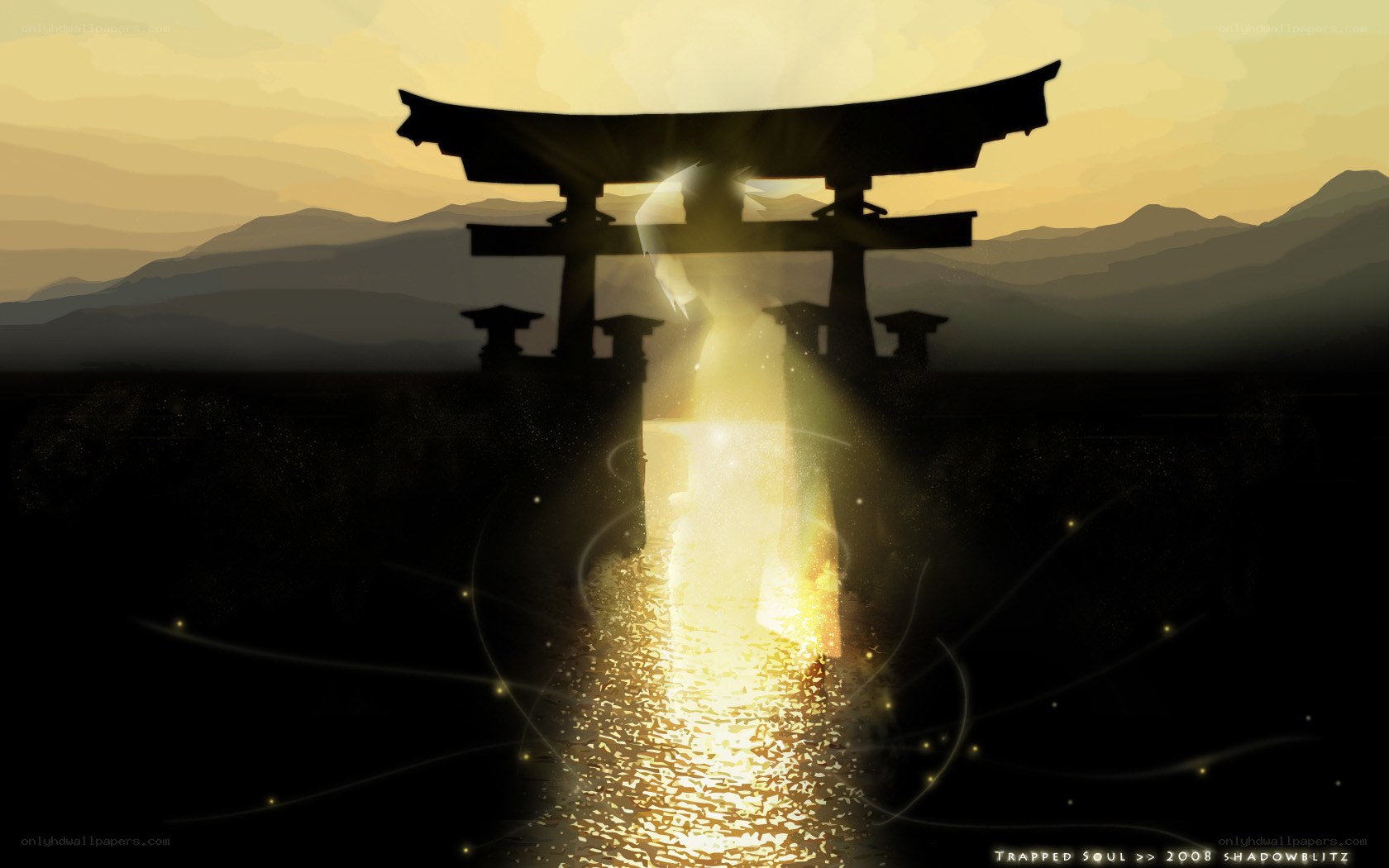 Sunset at the Torii Gate