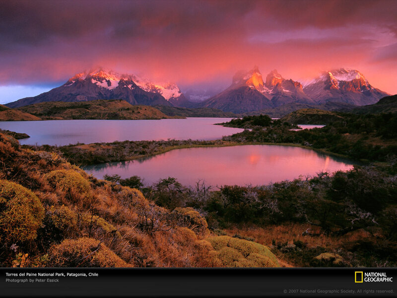 Sunset at Torres del Paine