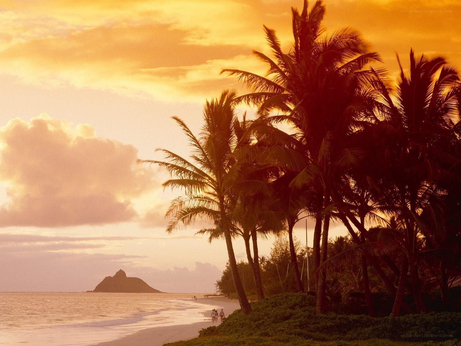 Sunset at Waikiki Beach