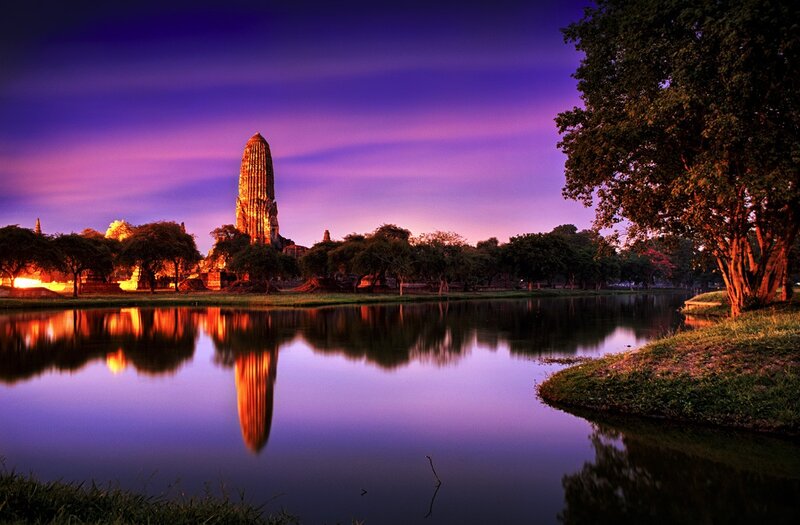 Sunset at Wat Mahathat