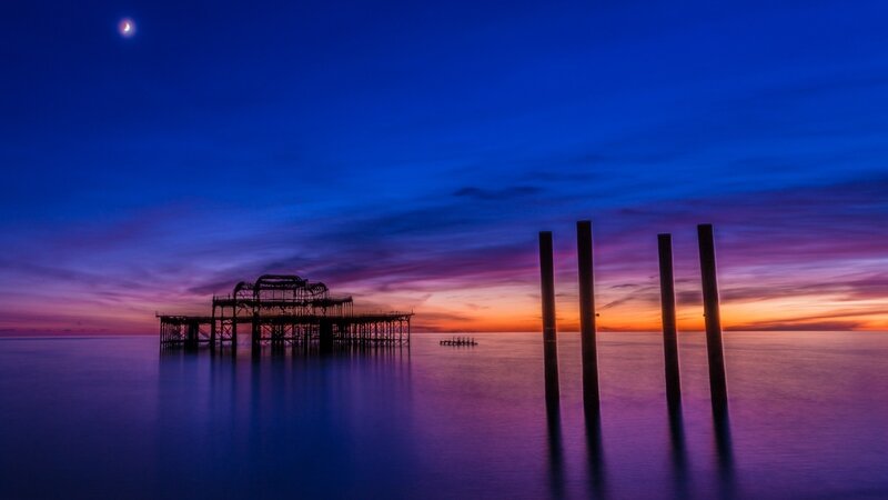 Sunset at West Pier