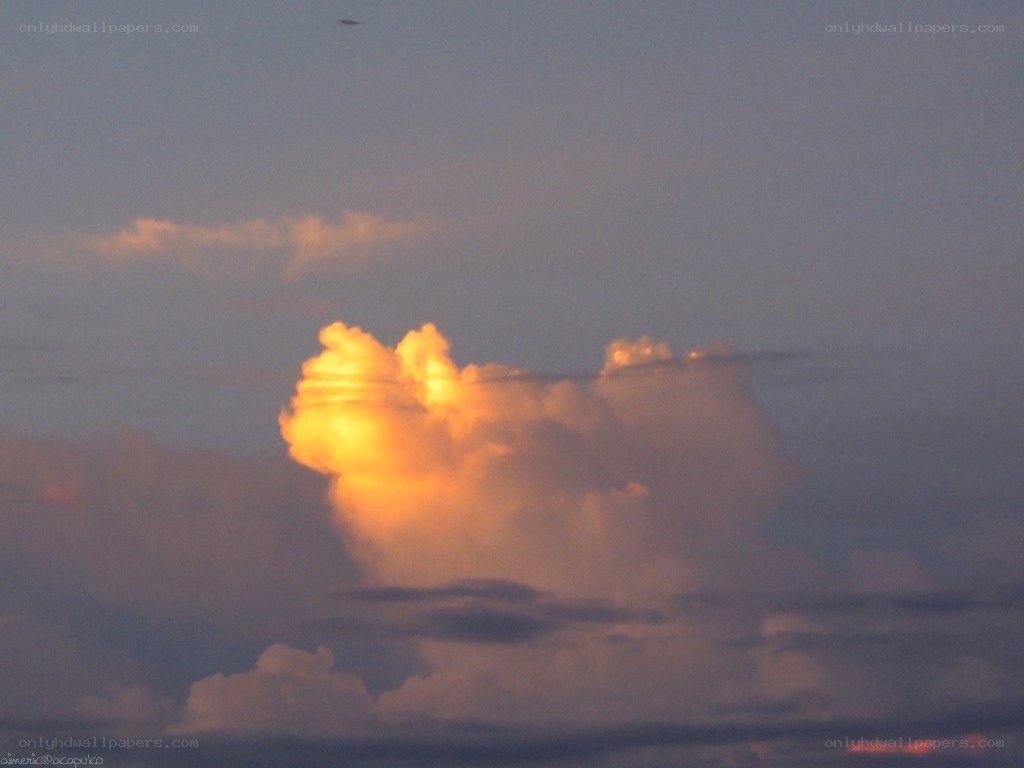 Sunset cloud formation