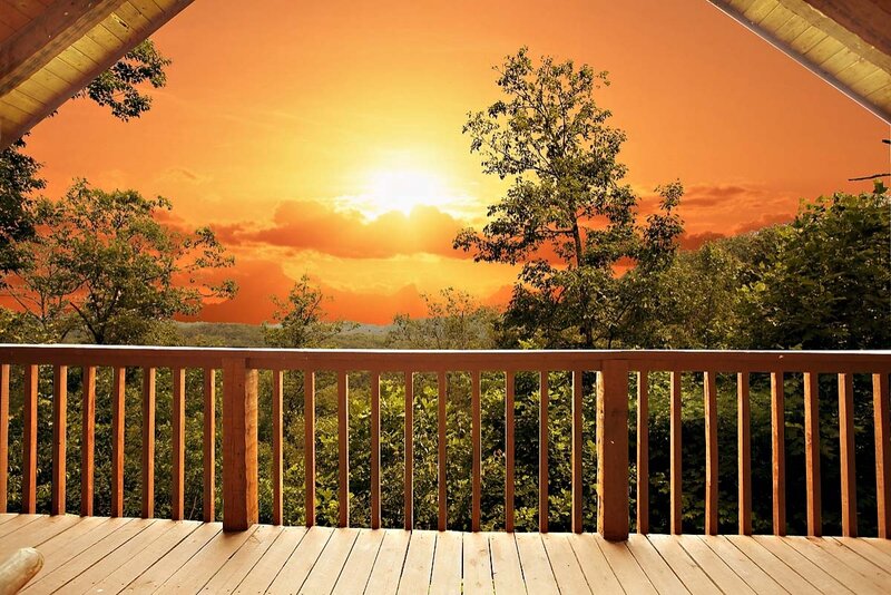 Sunset from Wooden Deck