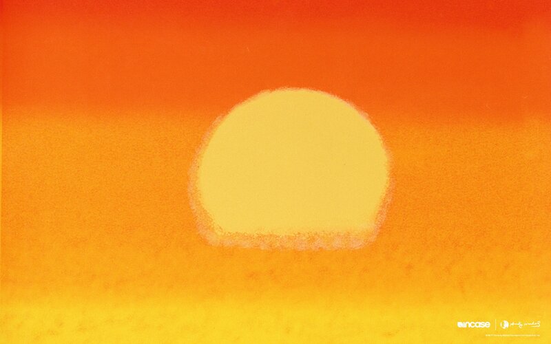 Sunset gradient artwork
