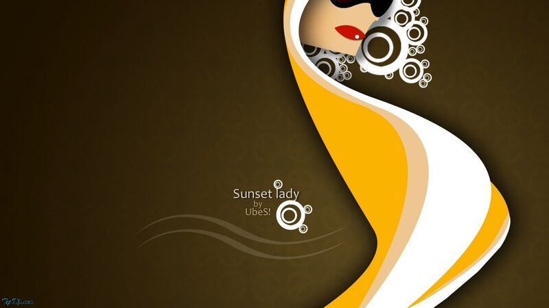 Sunset Lady Artwork