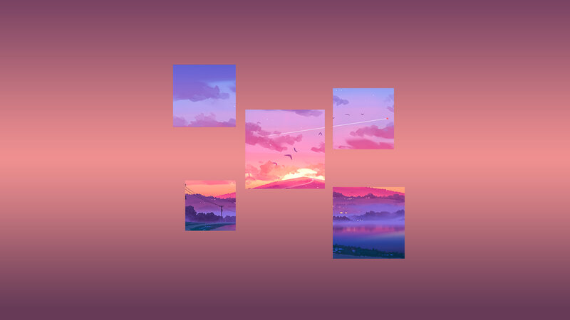 Sunset Landscape Scenes