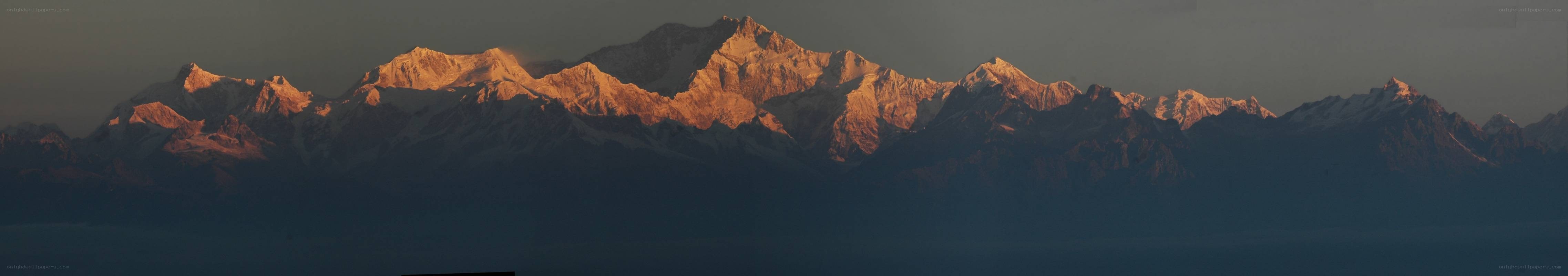 Sunset on the Himalayas
