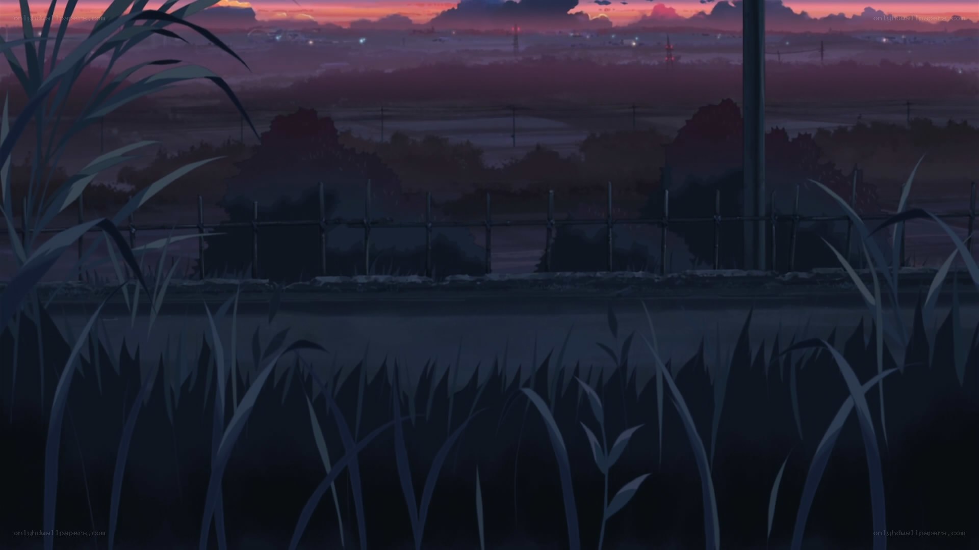 sunset over a quiet landscape