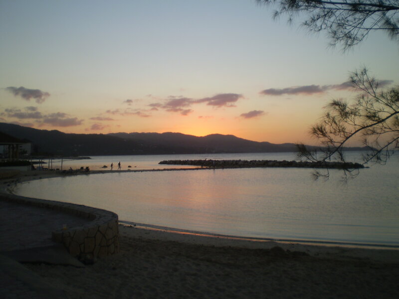 Sunset over Beach Cove
