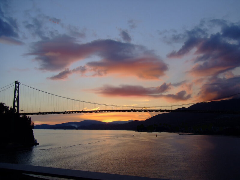 Sunset over Bridge