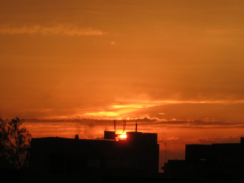 Sunset over Buildings
