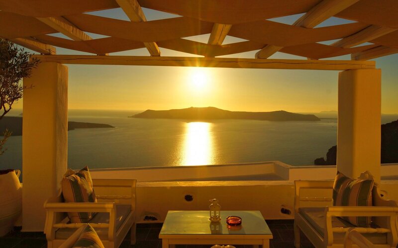 Sunset over Caldera — Yellow