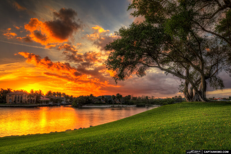 Sunset over Canal