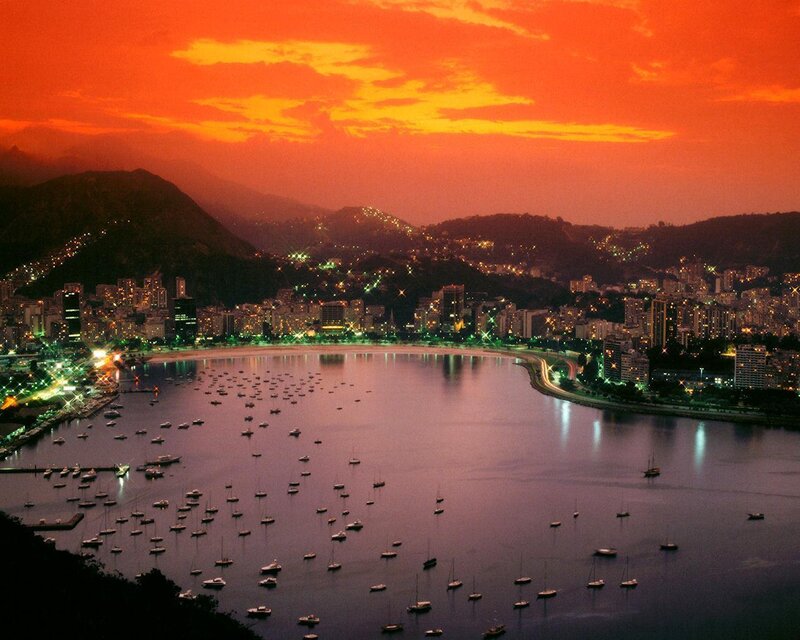 Sunset over City Bay