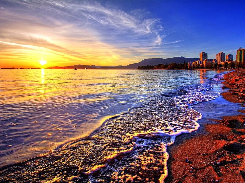 Sunset over City Beach