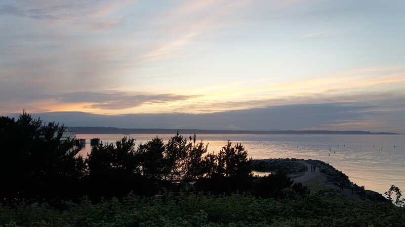 Sunset over Coastal Path