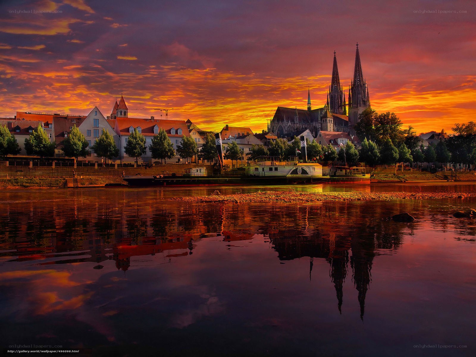 Sunset over Cologne Cathedral