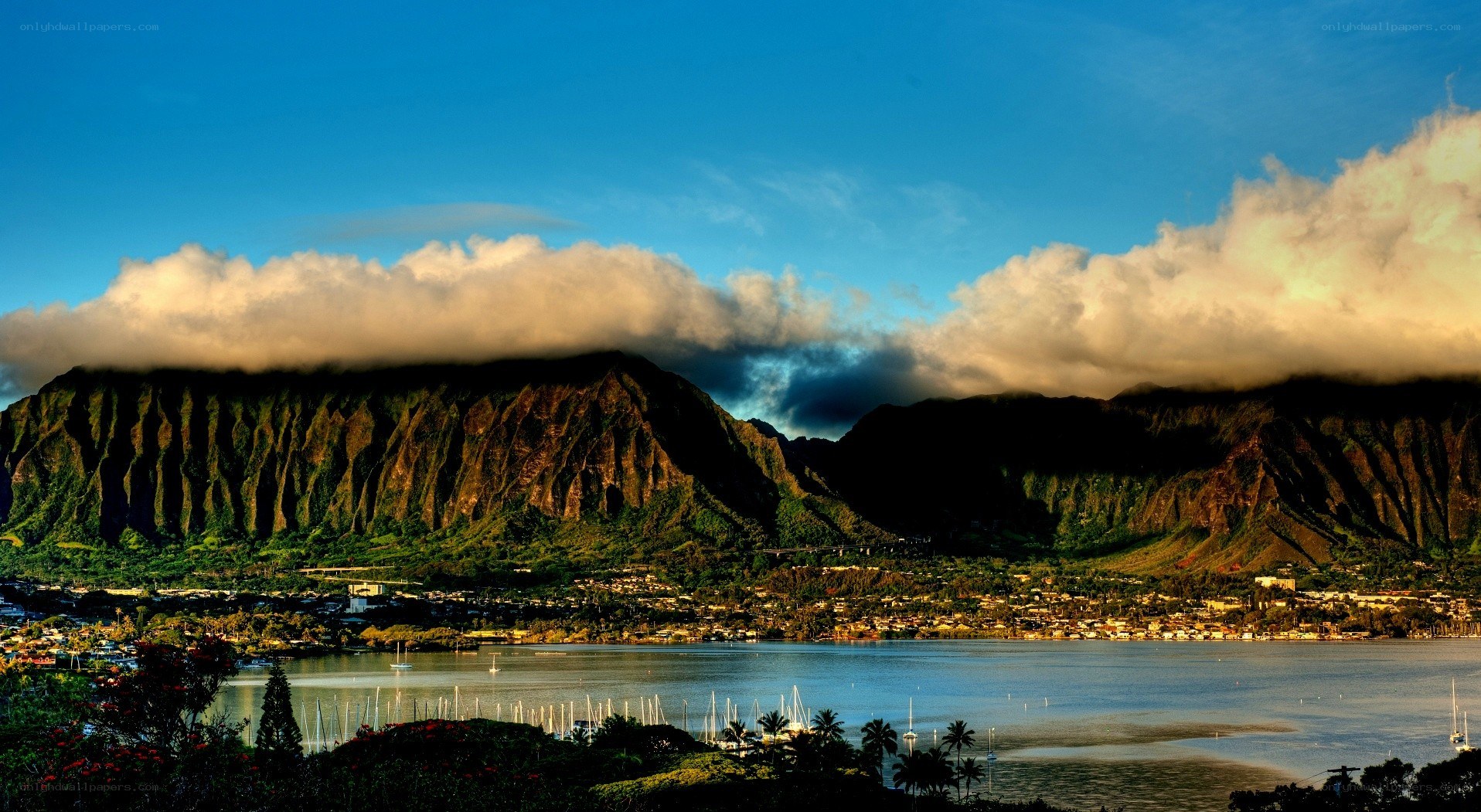 Sunset over Diamond Head