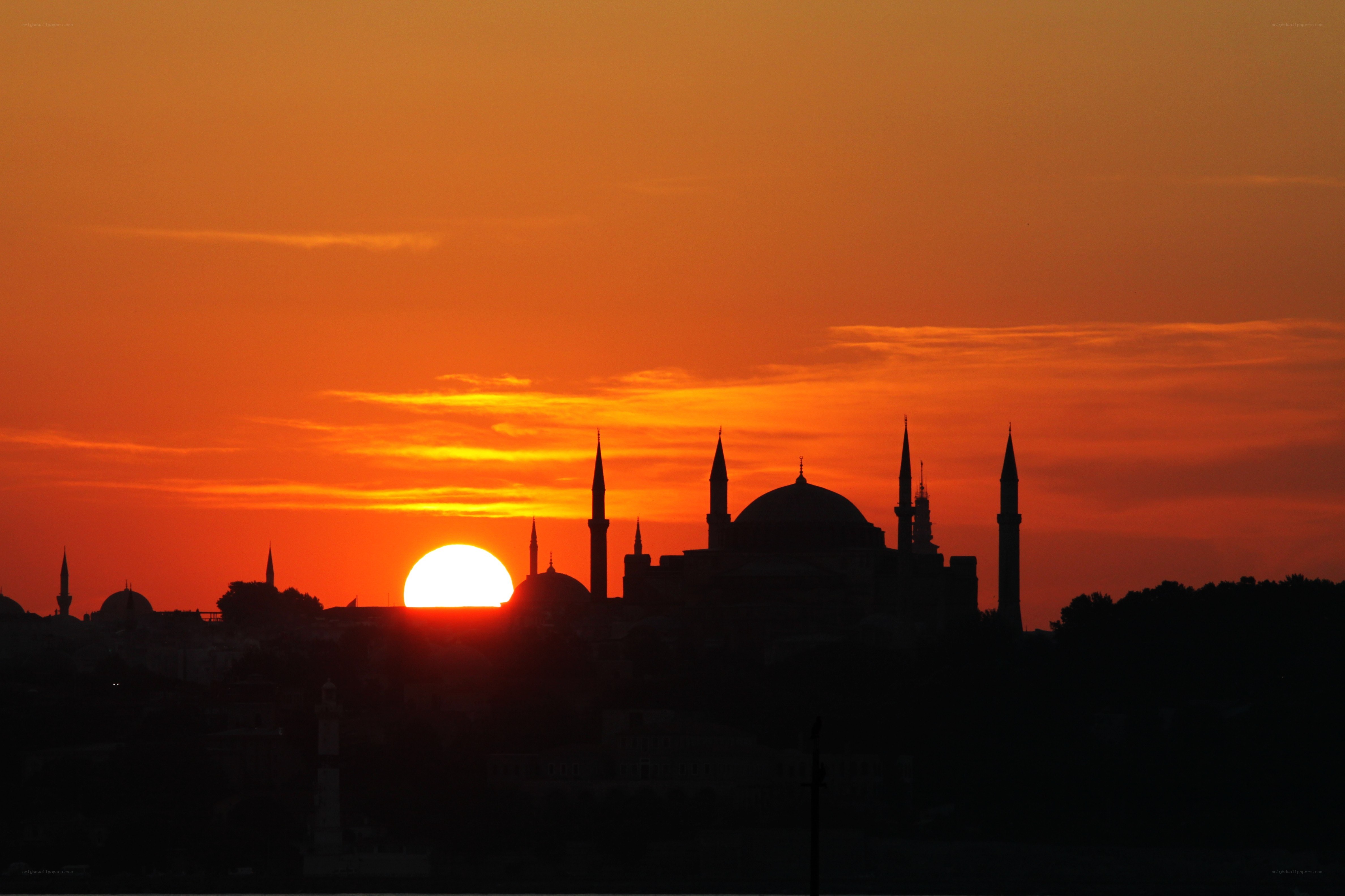 Sunset over Hagia Sophia