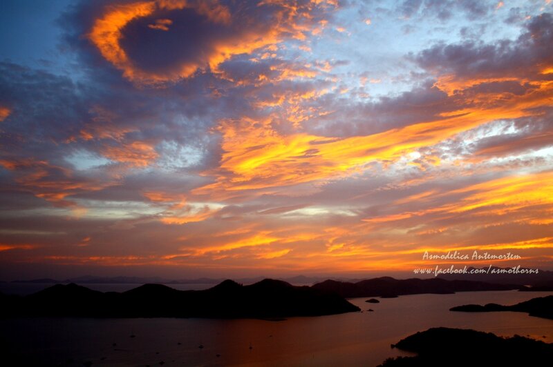 Sunset over Islands