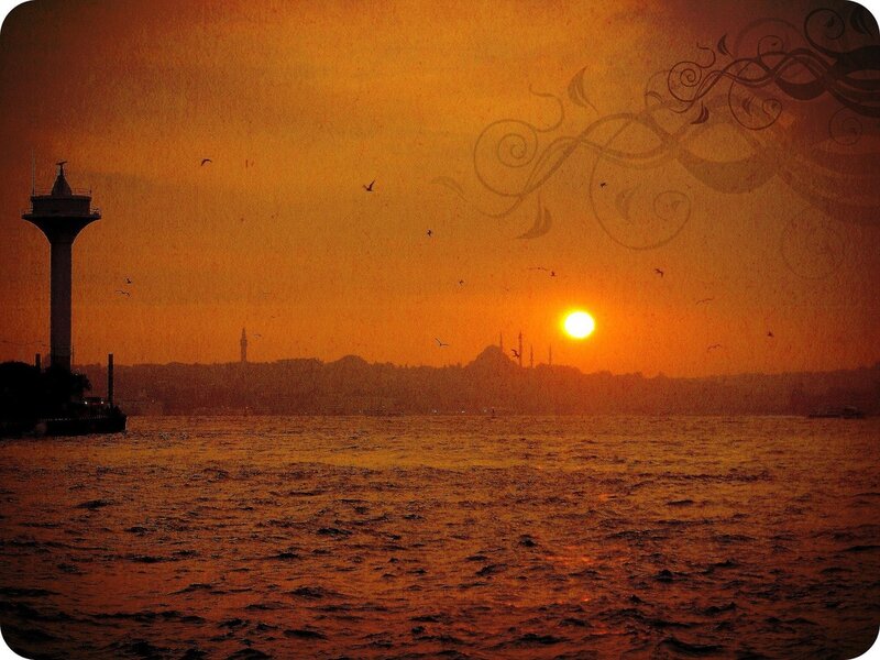 Sunset over Istanbul