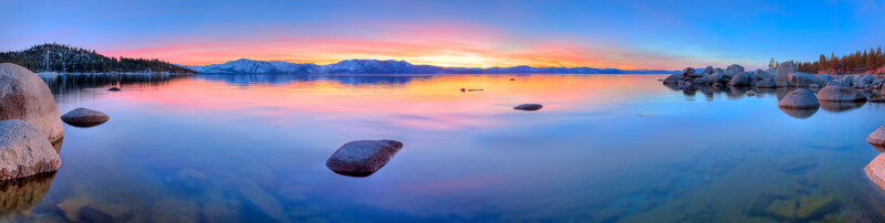 Sunset over Lake Tahoe