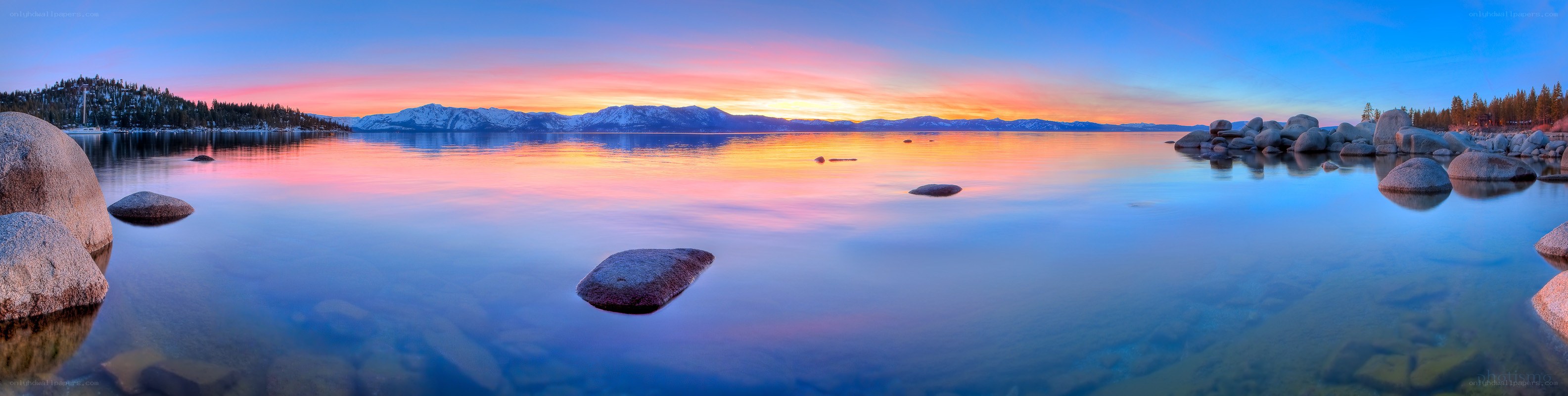 Sunset over Lake Tahoe