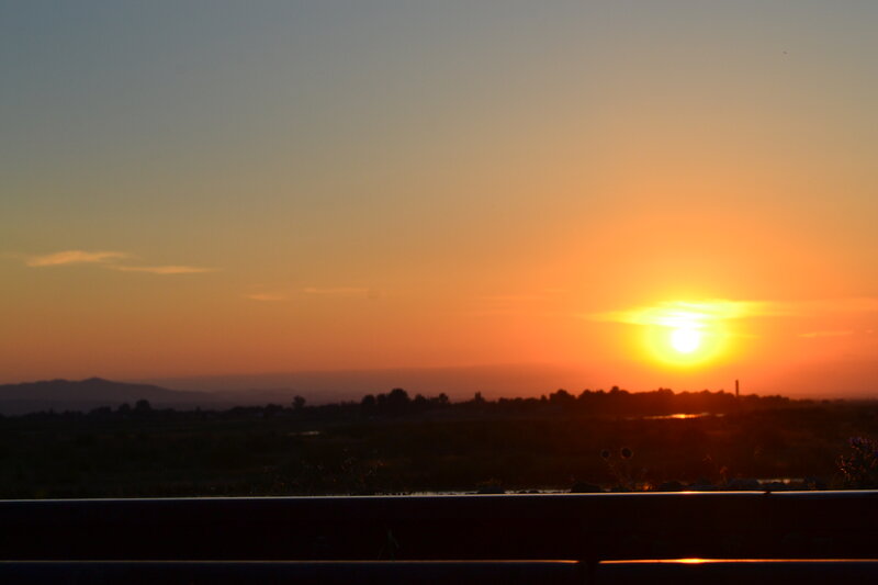 Sunset over Landscape