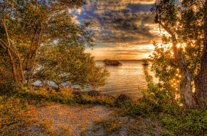 Sunset over Mangrove Bay