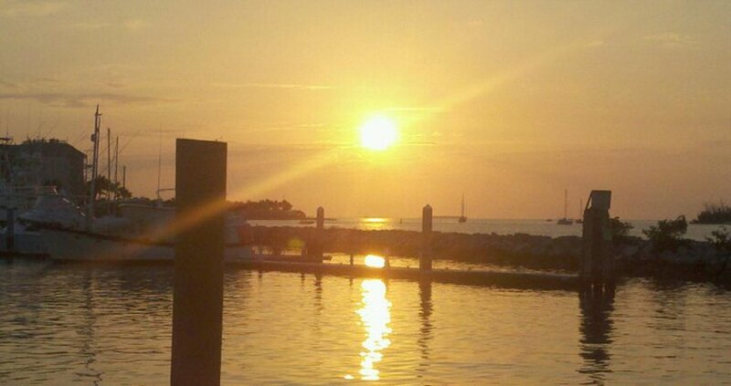 Sunset over Marina — Yellow