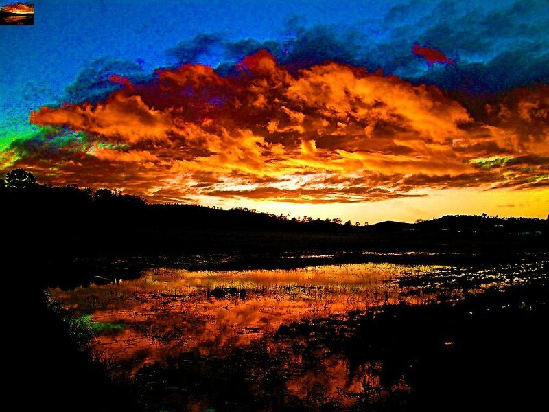 Sunset over Marsh