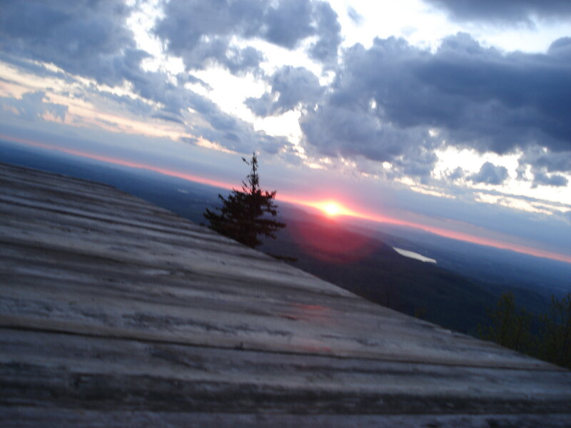 Sunset over Mountain