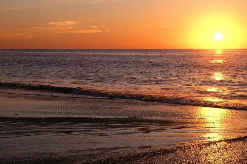 Sunset over Ocean — Serene, Sun