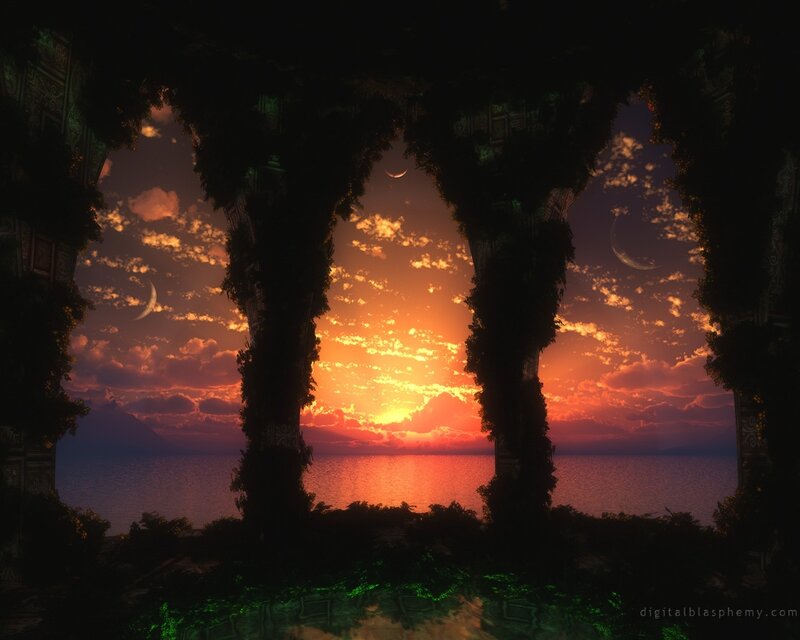 Sunset over Ocean