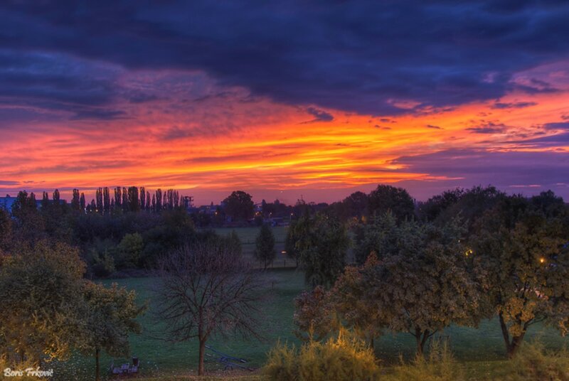Sunset over Park
