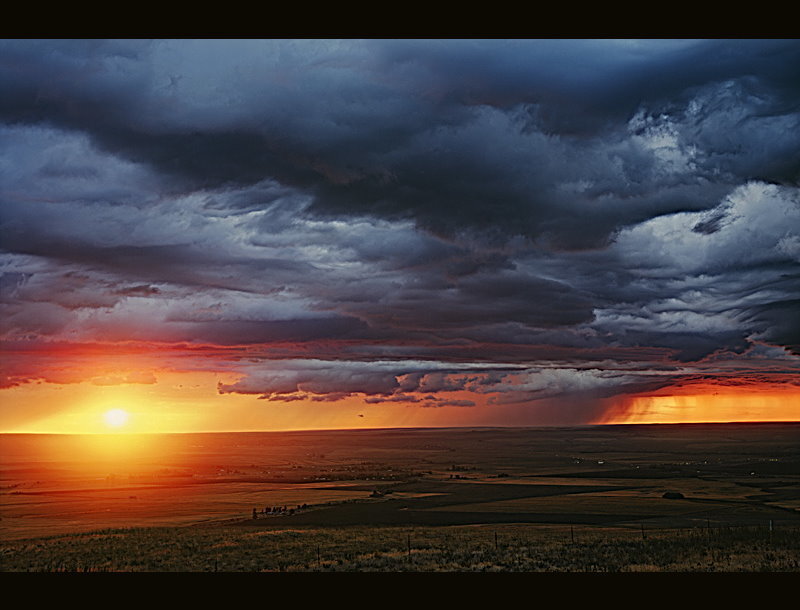 Sunset over Plains