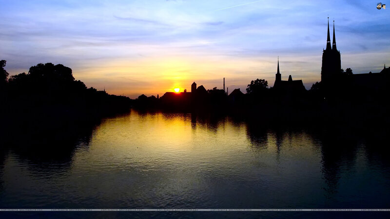 Sunset over River City — Yellow